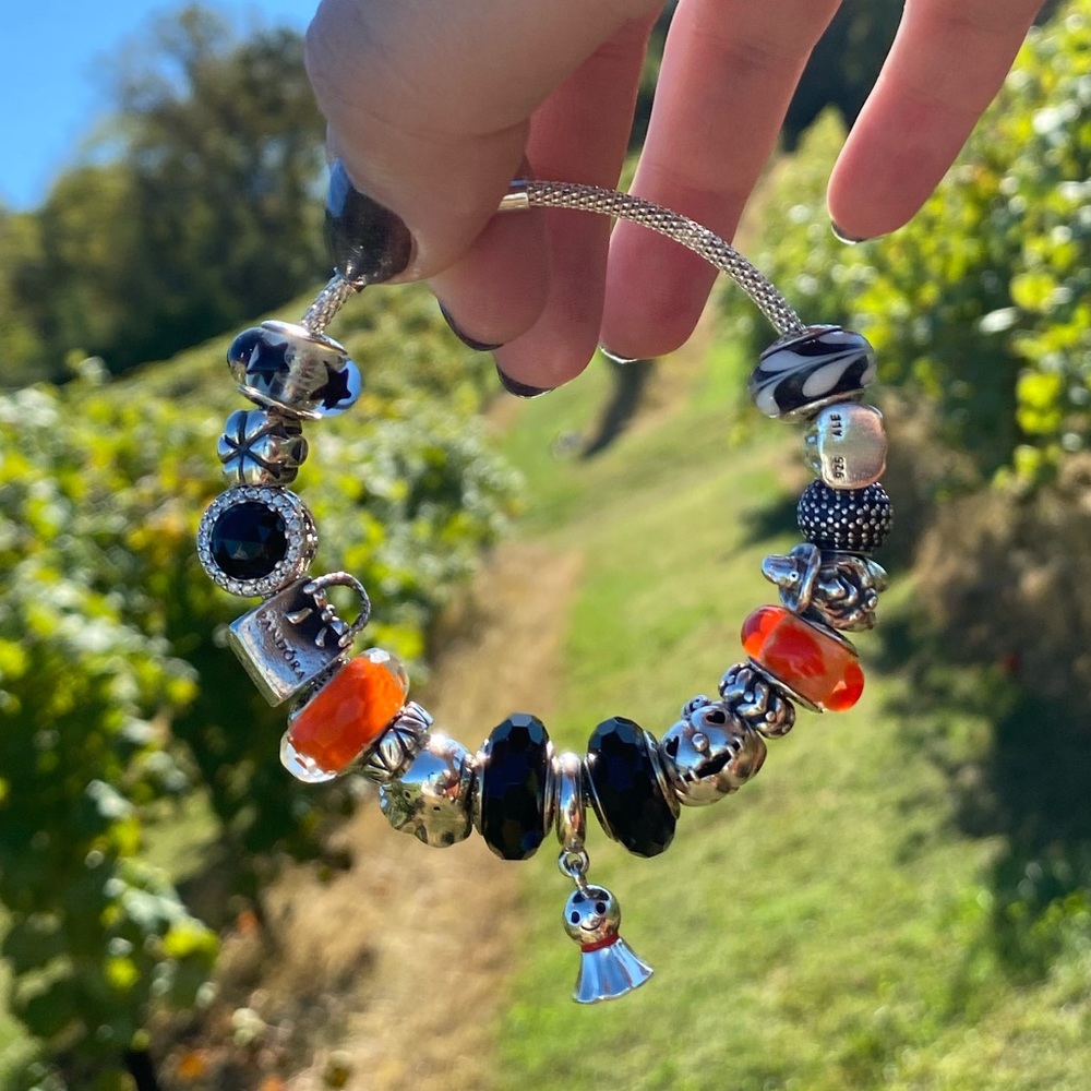 Pandora Halloween Bracelet New and Retired Charms